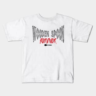 Wooden Spoon Survivor v4 Kids T-Shirt